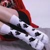 1Pair Halloween Middle Tube Socks Cute Cartoon Ghost Socks Unisex Autumn Winter Warm Socks Couple Gifts