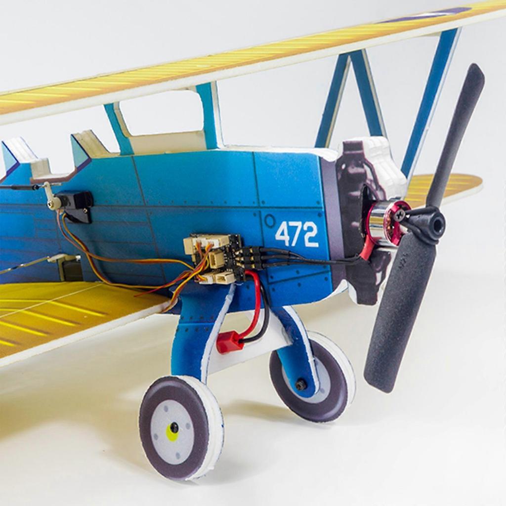 Dancing Wings Hobby E25 Stearman PT-17 Kaydet Размах крыла 450 мм Материал PP Самолет с дистанционным управлением Биплан Летающее крыло КОМПЛЕКТ/ КОМПЛЕКТ+Комбо с питанием - КОМПЛЕКТ