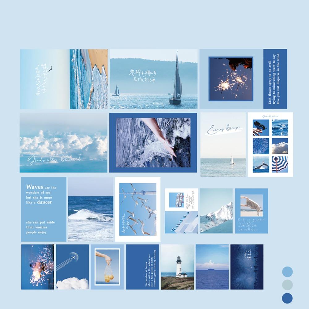 20 шт DIY плакат карты наклейки бумажный фон настенные наклейки НОВЫЕ открытки наклейки подарок