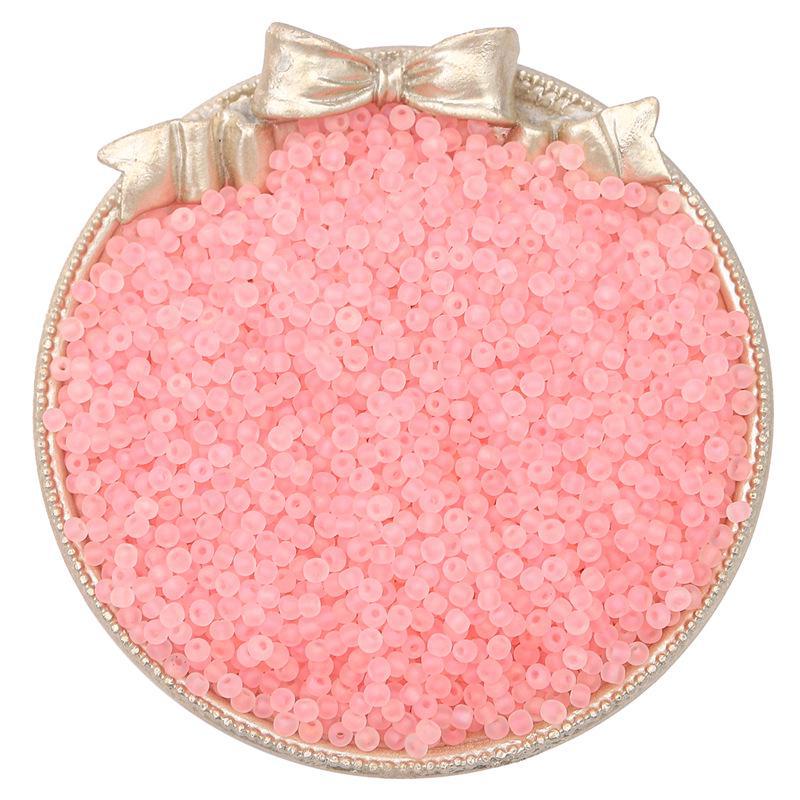 Изготовленные вручную высококачественные стеклянные матовые рисовые бусины для создания украшений из бисера своими руками.