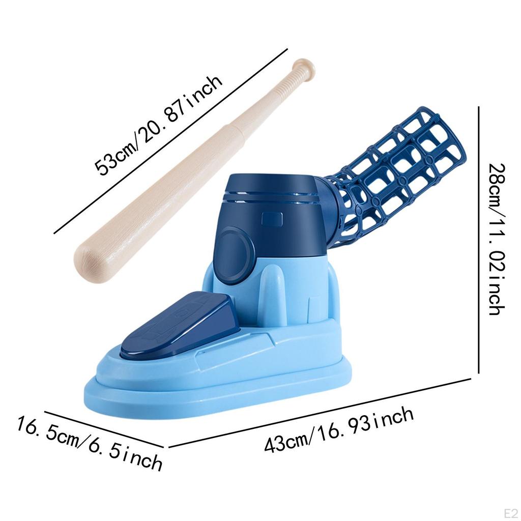 Baseball Pitching Machine Batting Foot Pedal Training Equipment Launcher Outdoor