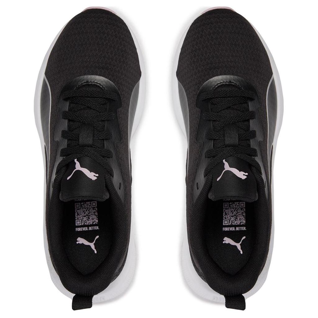 Puma Flyer Lite Кроссовки унисекс с круглым носком, на шнуровке, амортизирующие, нескользящие, легкие, низкие, для бега, 378774-13, черно-фиолетовые