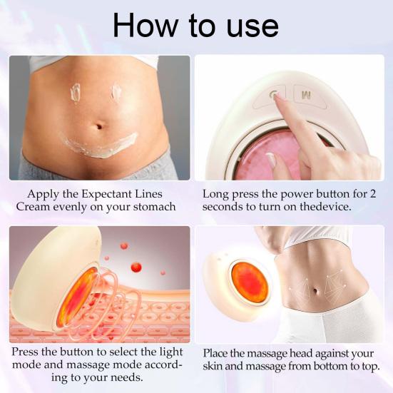 Электрический нефритовый массажер для удаления растяжек и целлюлита для живота, рук, талии, ног, 4 режима, портативное косметическое устройство для упругой и эластичной кожи, способствующее облегчению