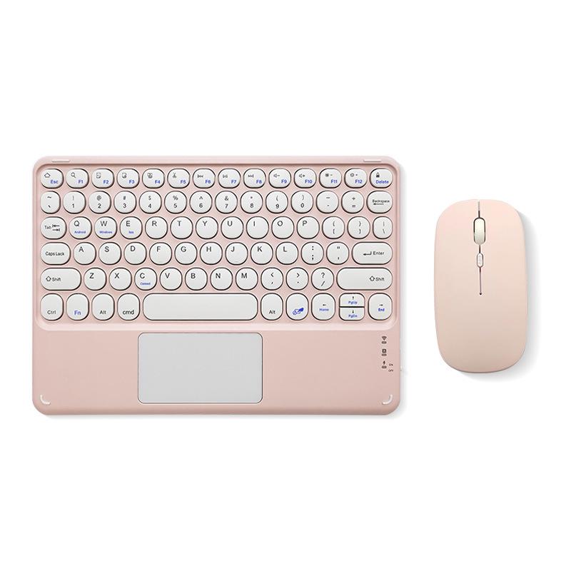 Touch Bluetooth Keyboard & Mouse Set for Huawei, iPads, and Tablets – Wireless Magic Round Cap