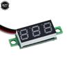 DC 0V-100V 0.28 дюймов светодиодный цифровой вольтметр измеритель напряжения детектор напряжения монитор тестер панель автомобиля 12V 24V красный зеленый синий желтый