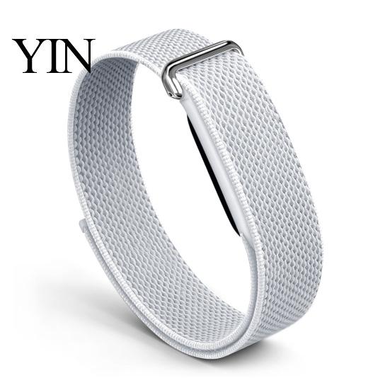 Универсальные спортивные сменные ремешки Нейлоновый ремешок для Fitbit Air, Дышащий ремешок для часов, Регулируемый спортивный браслет отводящий пот, Браслет против пота