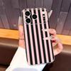 Stripe pattern Phone Case For iPhone17,16,15,14,13,12,11 Plus,Pro Max Soft Transparent Cover
