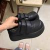 Maillard Ugly Cute Big Head Board Shoes Women's New Velcro Platform Versatile Women's Single Shoes
