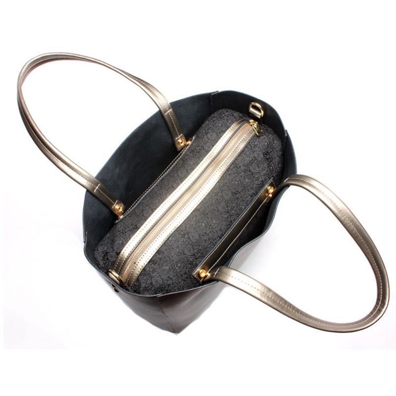 Женские сумки из 100% натуральной кожи с мешочком, сумки-тоут из коровьей кожи для женщин, большие сумки на плечо, элегантная сумка-шоппер