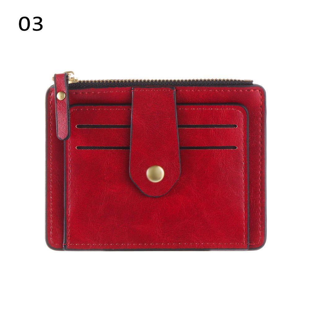 Модный деловой кошелек для монет, удостоверение личности, кредитный чехол, кожаный маленький кошелек, держатель для карт