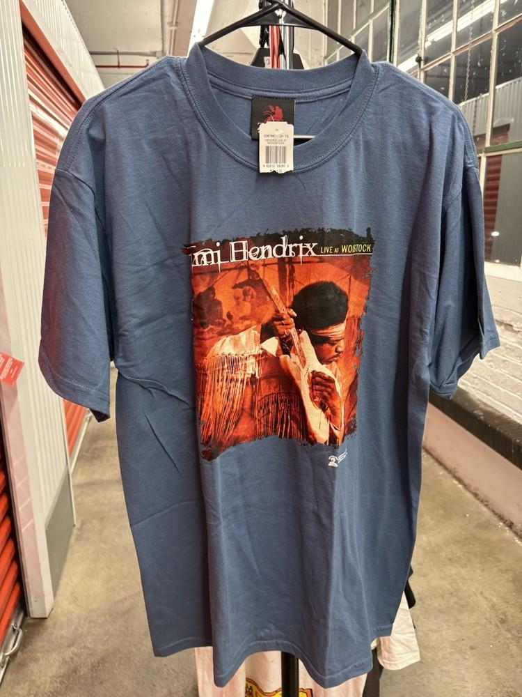 Vintage Jimi Hendrix Woodstock Mens Shirt Large Zion Y2K New With Tags Unisex T-Shirt