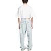 Balenciaga Jeans Men's Blue Moderate Wide Leg Pants 704282TDW144824