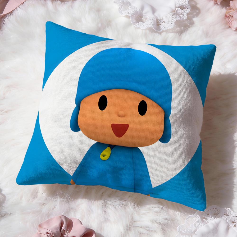 Милая мультяшная наволочка P-Pocoyo Премиум-комфорт Двусторонняя наволочка - Дизайн «Два в одном» для любой комнаты и салона автомобиля