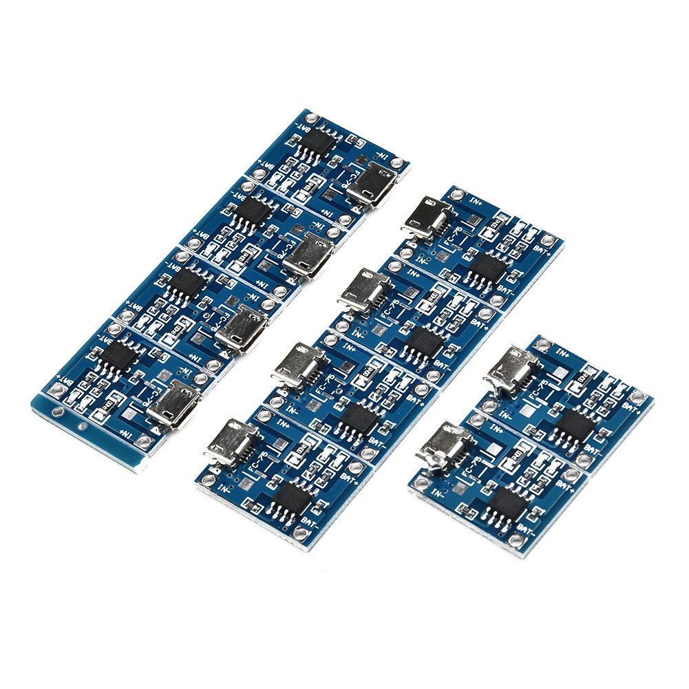 10 шт. в комплекте TP4056 USB-модуль зарядного устройства 5 В 1 А 18650-плата для зарядки литиевой батареи