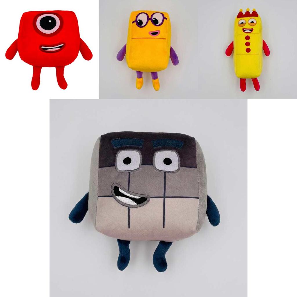 Плюшевая кукла Numberblocks Мягкая и милая мягкая игрушка для детей Обучающая и веселая