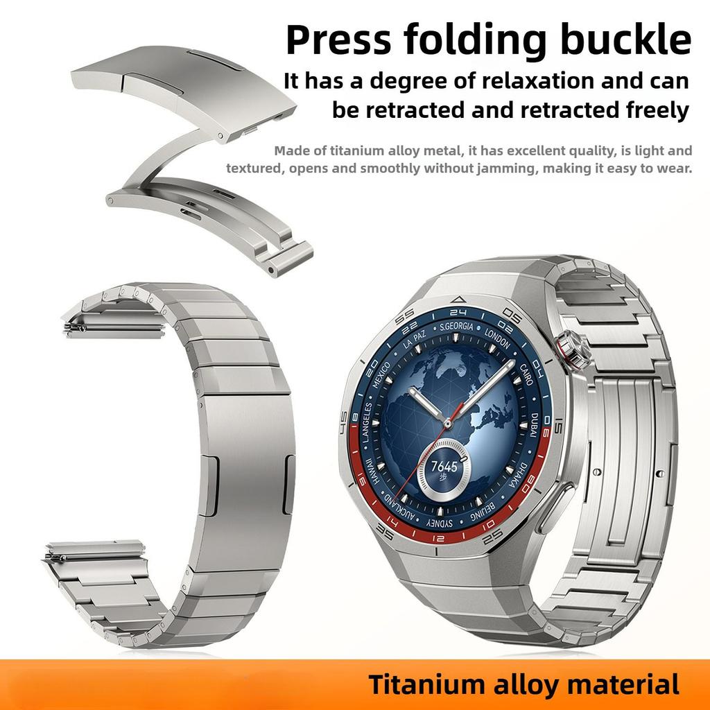 No Gaps Luxury Titanium Strap for Huawei Watch GT 5 Pro Metal Bracelet for Huawei Watch GT5 Pro Specialized Watch Strap