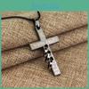 Anime Death Note Cross Pendant Necklace With Alloy Charm For Unisex Wear And Collectors