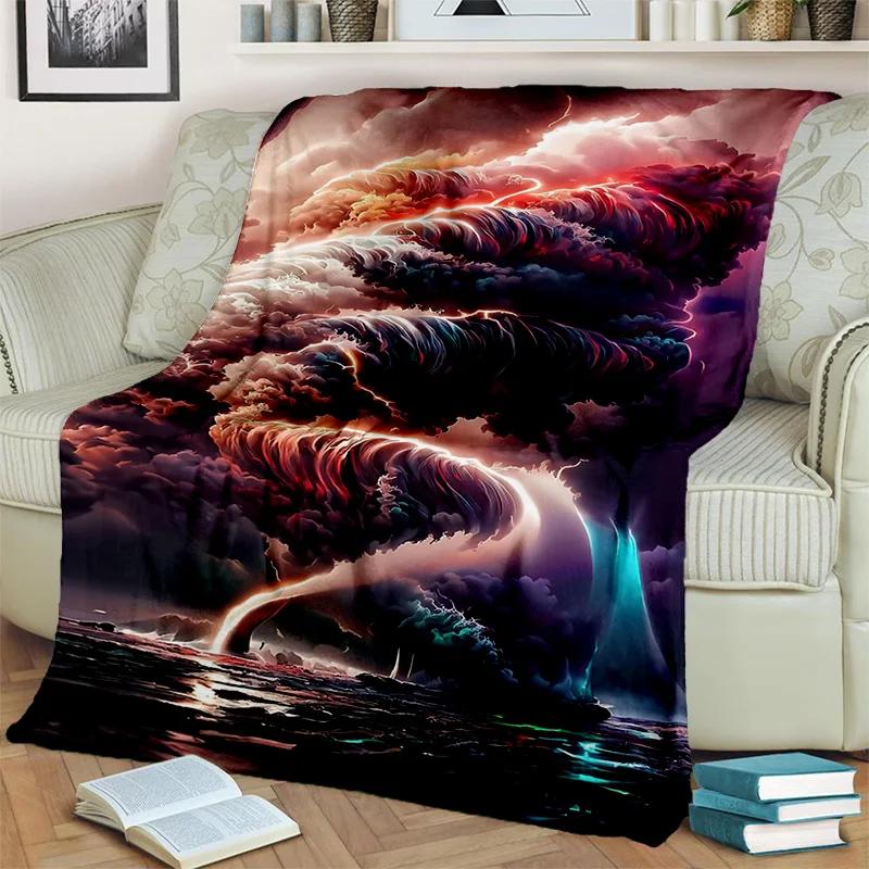 Одеяло Dream Natural Tornado Cloud Twister, мягкое одеяло для дома, спальни, кровати, дивана, пикника, путешествия, офиса, детское одеяло