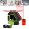 IP54. 5-линейный лазерный уровень 360° вращающийся самовыравнивающийся вертикальный горизонтальный для декорации Новый