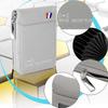 Storite импортный RFID искусственная кожа 9 слотов вертикальный держатель для кредитных и дебетовых карт кошелек для денег на молнии кошелек для монет для мужчин и женщин (Серый, 11,5x2x8 см)
