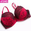 Lace Bras For Women Plus Size Bra Print Floral Plunge Bralette Sexy Lingerie Underwire Brassiere BH