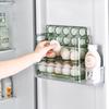 Food-Grade Flip Lid Egg Storage Tray for Refrigerator Door