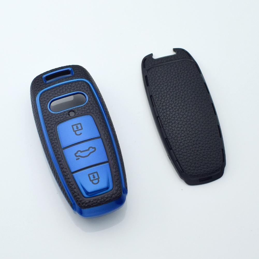 TPU Car Remote Key Case Cover Fob Shell For Q8 RS Q8 A6 C8 S6 RS6 A7 S7 RS7 A3 8Y A8 D5 4N RS E-tron GT Q4 Q7 4M