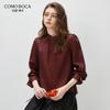 Женская блузка Komon Boca из шелка-тусса с длинным рукавом