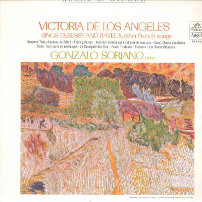 Виниловая пластинка VICTORIA DE LOS ANGELES, GONZALO SOR - Дебюсси / РАВЕЛЬ S36406 ANGEL 1967 США Поп Б/у