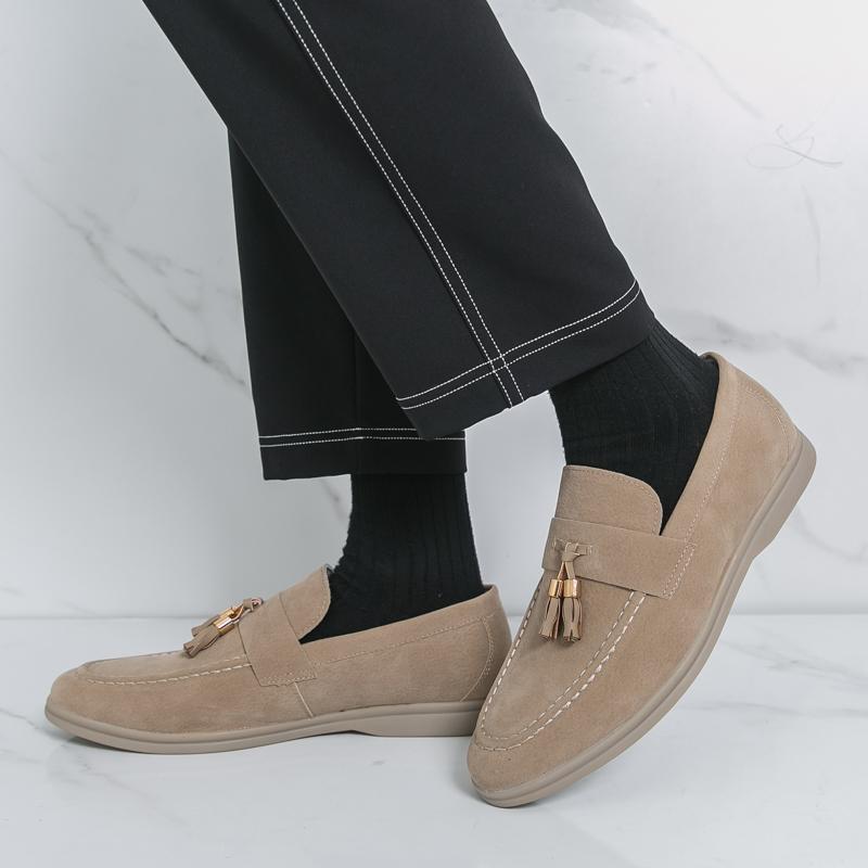 Новые мужские лоферы Мужская повседневная обувь На все случаи жизни Ленивая обувь Мужская дышащая обувь слипоны Мужская обувь для вождения Плоская Удобная Обувь для лодки