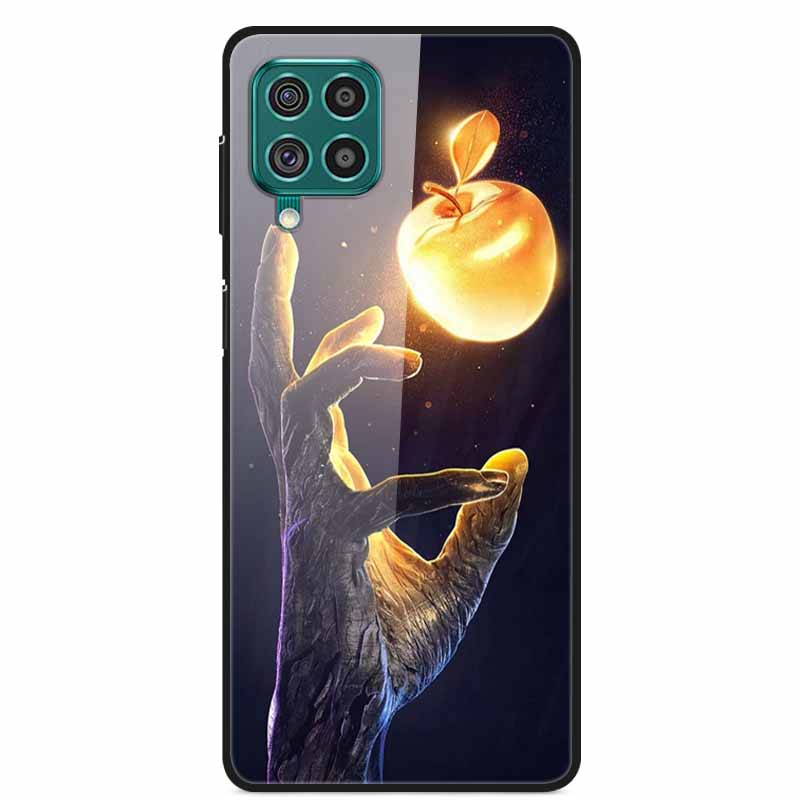 Для Samsung M32 Чехол Закаленное Стекло Жесткая Задняя Крышка Чехол Для Samsung Galaxy A12 A22 M32 Чехол Для Телефона Cover M 32 A 22 Funda Coque