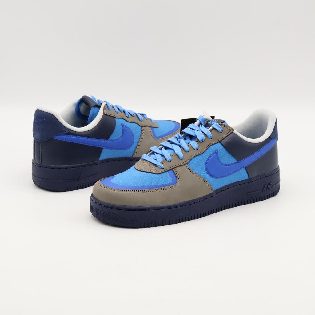 HF5516-001 Stash Nike Air Force 1 Low SP Мягкий Серый и Портовый Синий (2024) (Мужской