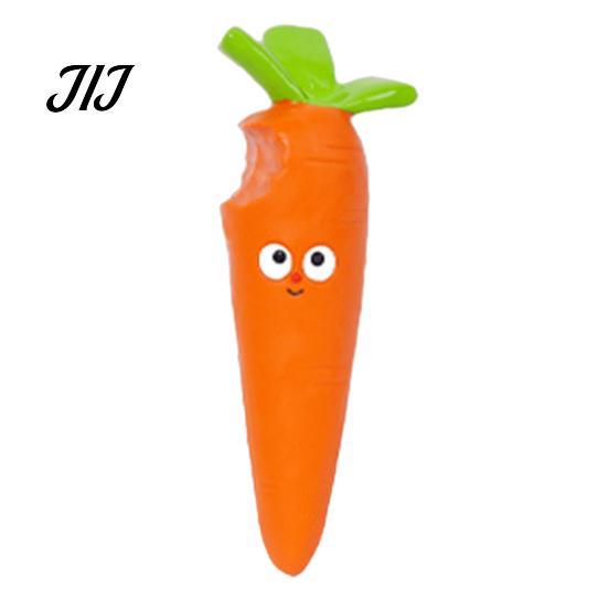 Natural Latex Puppy Teething Toys Realistic Fruit And Vegetable Dog Chew Toy, Squeaky Toy for Puppies, Safe Pets Bite Resistant Interactive
