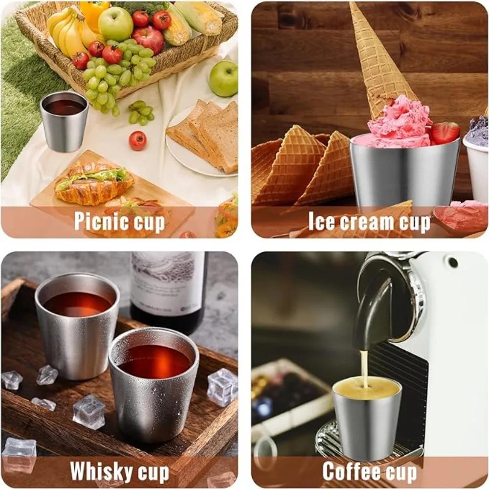 Travel Mugs Metal Cups Drink-ware Camping Cups Gifts Stainless Steel 304 Cup