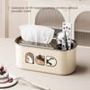 Plastic Tissue Holder Rectangular Napkins Dispenser Creative Tissue Storage Box Bedroom