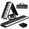 TERENCE V50 Folding Digital Piano, 88-Key High-Sensitivity Weighted Keys, 30W Dual Speakers, AUDIO A3 Sound Chip, Grand Piano-Quality Tone, Full