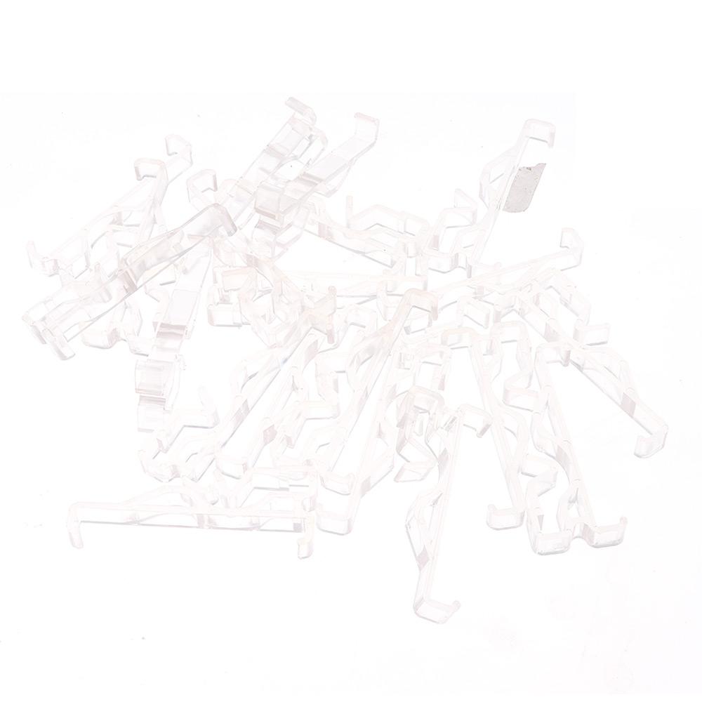 Clear Hidden Retainer Holder Clip 2.5inch Hidden Window Blind Clips  For Window Blind Valance