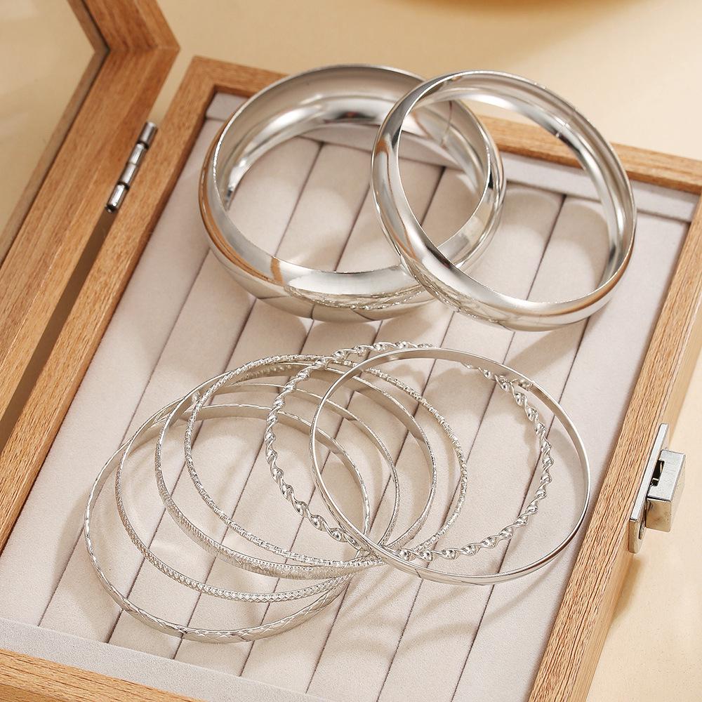 Богемный этнический набор браслетов с золотым покрытием - Ювелирные изделия в древнем западном стиле