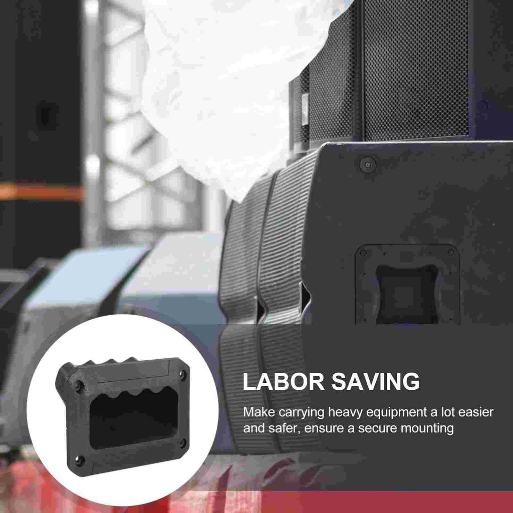 8 шт. Ручка для динамика Прочная Ручка для усилителей саундбара Ручки для кабинета Пластиковая фурнитура для ведра Замена кейса для динамика