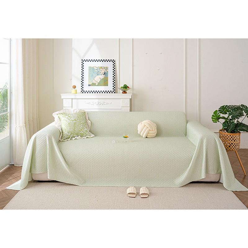 226 Cool Bean Ice Silk Sofa Cover Full Cushion Cold Breathable Protector