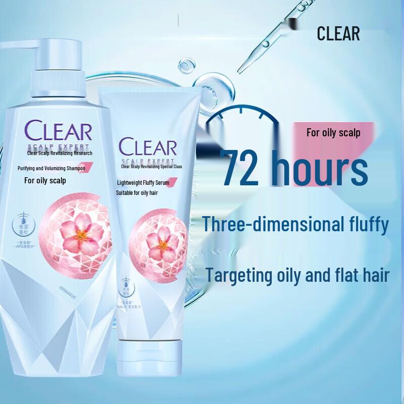 CLEAR Oil Control & Volumizing Scalp Care Set