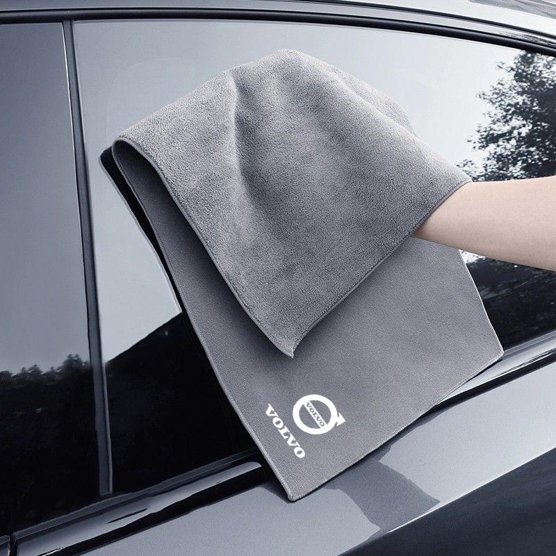 Car Interior Cleaning Soft Brush With Car Wash Towel Microfiber Cleaning Cloth For Volvo RDESIGN XC60 XC90 S60 S80 S60L V40 V60