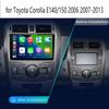 Android 14 автомобильное радио Carplay для Toyota Corolla 10 E140 E150 2006 - 2013 навигация GPS стерео блок Android Auto без 2din 5G Wifi