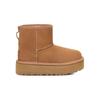 UGG Классические мини-ботинки на платформе, детские кеды каштанового цвета, коричневые 1143700K-CHE