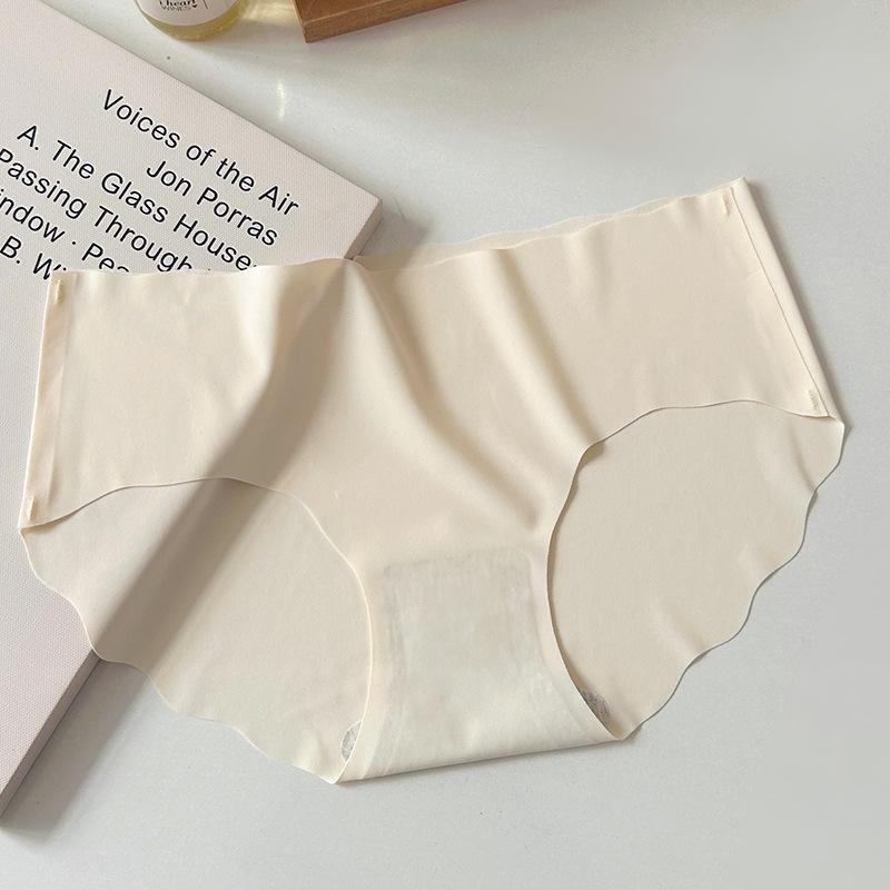 Женские бесшовные трусы Ice Silk — дышащие, сексуальные, удобные, со средней посадкой, из хлопка, идеально подходят для лета