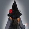 Halloween Witch Hats Punk Gothic Queen Flower Wizard Cap Baroque Halloween Decoration Dress Up Accessories Party Supplies Adult
