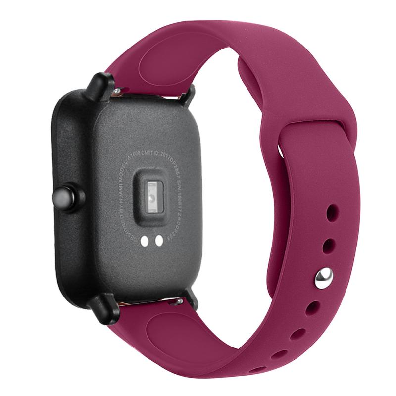 20 мм/22 мм ремешки для часов для Amazfit GTS 4/3/2/2e/Mini/GTR 42 мм/GTR 4/3 Pro Силиконовый браслет Amazfit helio/balance 2 bip 5 6 ремешок