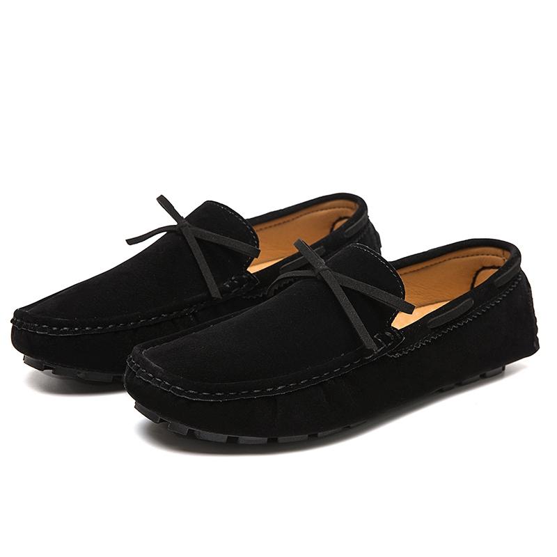 Модные новые мужские туфли для вождения, модная мужская повседневная обувь, замшевые мужские туфли ручной работы, удобные мокасины, мокасины, универсальные мужские туфли на плоской подошве