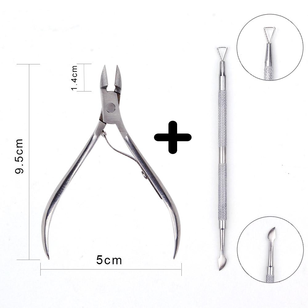 Профессиональные кусачки для кутикулы, щипчики для ногтей, ножницы, маникюрный пушер, педикюрные щипцы, средство для удаления омертвевшей кожи, инструменты для удаления и отрастания кутикулы