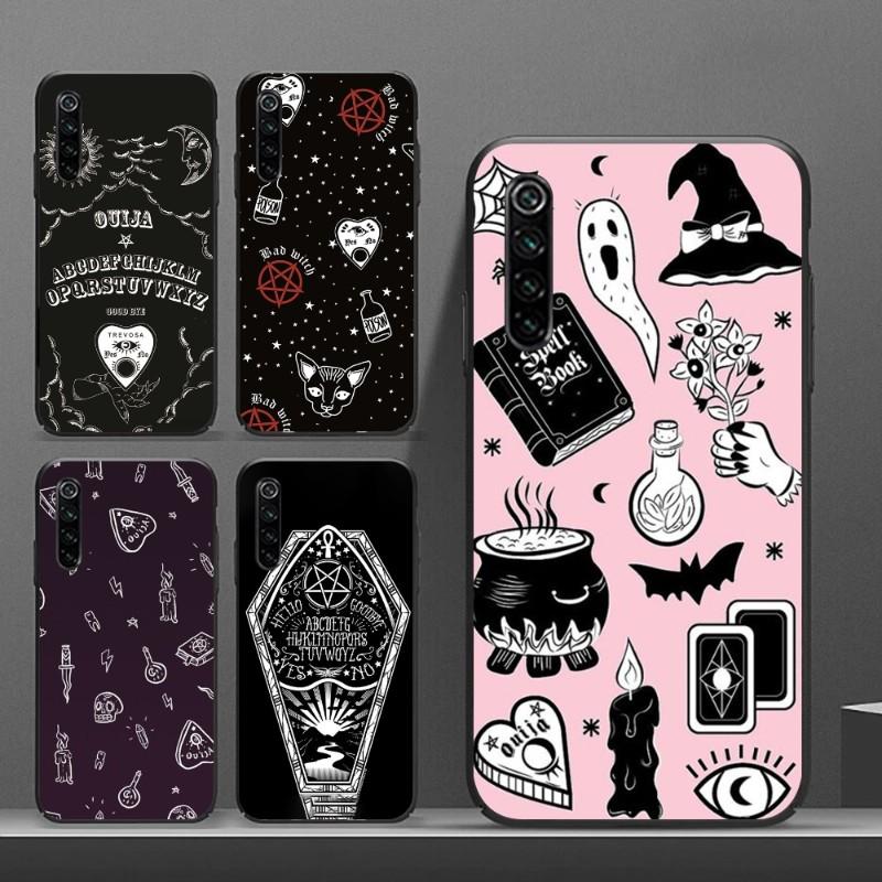 Чехол для телефона Witches Moon Tarot Witch для Realme GT 2 9i 8i 7i Pro X50 X2 C35 C21 C20 C11 C3, мягкий черный чехол для телефона